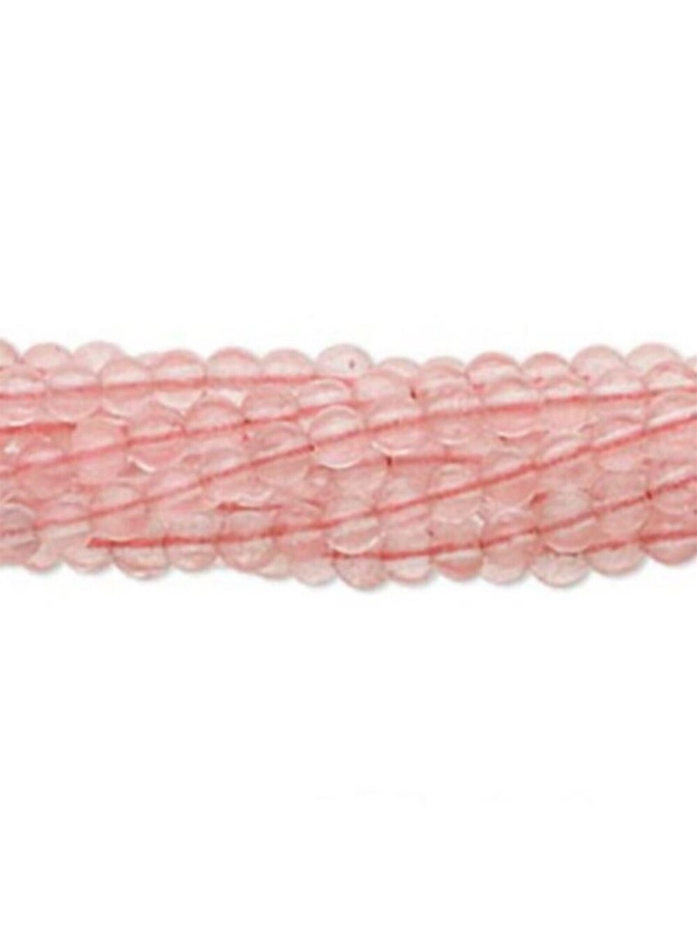Cherry Quartz Gemstone Beads Round 4mm Bulk Lot 50 pcs